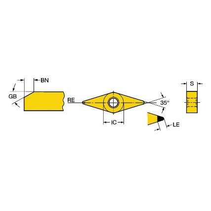 VNGA 160408S01525H INSERT GRADE 7105