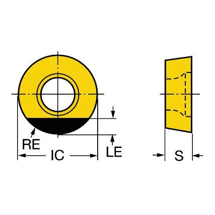 RCHT 1204M0 INSERT GRADE CB50