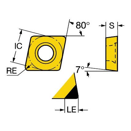 CCMW 09T308-FP INSERT GRADE CD10