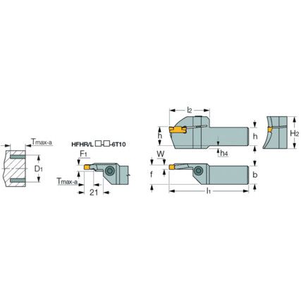 HFHL 25-180-6T32 HELIFACE HOLDER