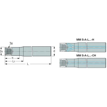 MM S-A-L150-C10-T06-C MULTIMASTER HOLDER