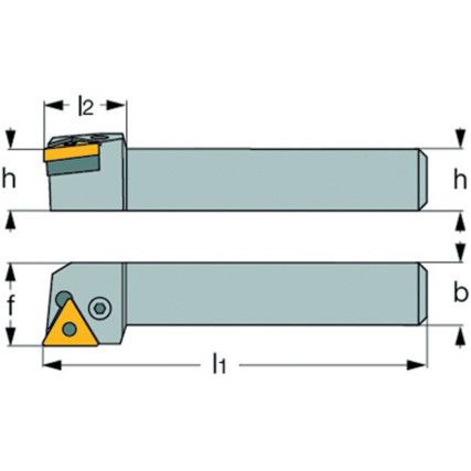 PTGNR 2525M-16 TOOLHOLDER