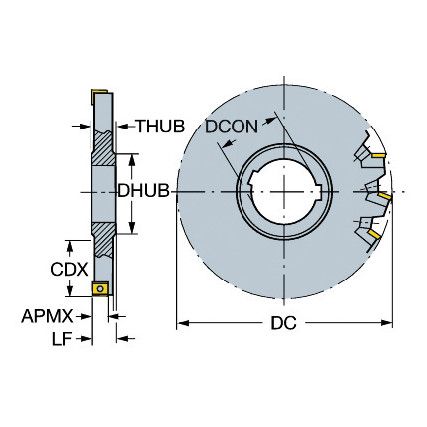 L331.52-200S50MM FACEMILL