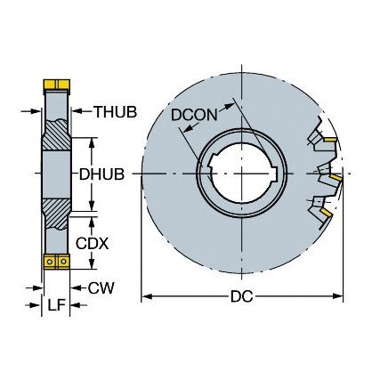 N331.32-315S60LM17.50 FACEMILL