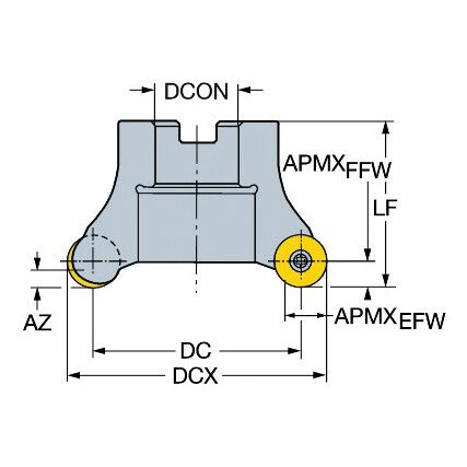 RA200-068J25.4-12M FACEMILL