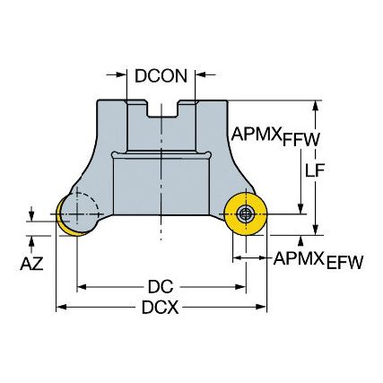 RA200-088J31.75-12M FACEMILL