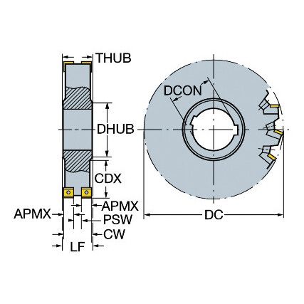 N331.52-250S50MM FACEMILL