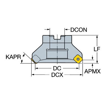 RA245-080J25.4-12H FACEMILL