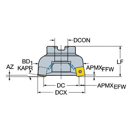 R210-063Q22-09H FACEMILL