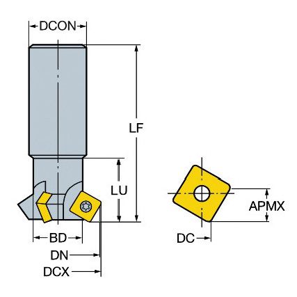 R215.64-32A32-4512 ENDMILL