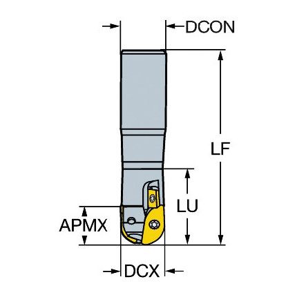 R216-20A25-055 ENDMILL