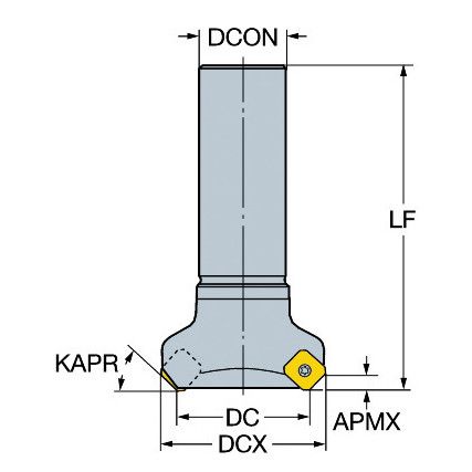 R245-080A32-12L FACEMILL