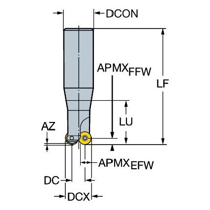 R300-020A25L-10L ENDMILL