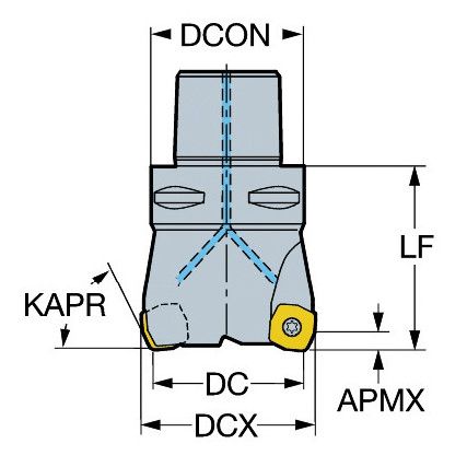 R365-063C6-S15M FACEMILL