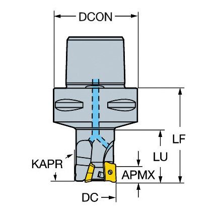 R390-040C6-18M100 FACEMILL