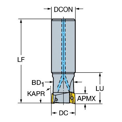 R390-025A25L-11L ENDMILL