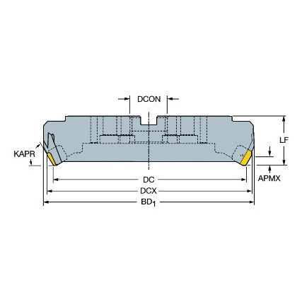 360-200Q60-Z10E28 FACEMILL