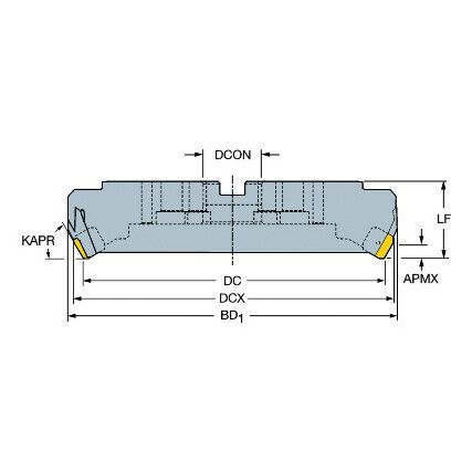 360-315Q60-Z12D19 FACEMILL