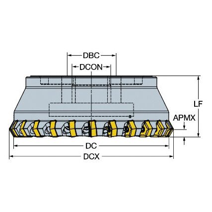 S-60-100Q32-09HX FACEMILL