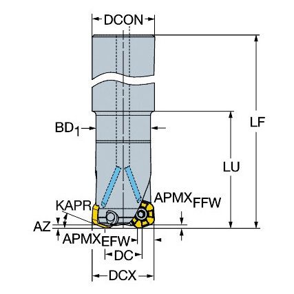 419-032A32L-14L FACEMILL