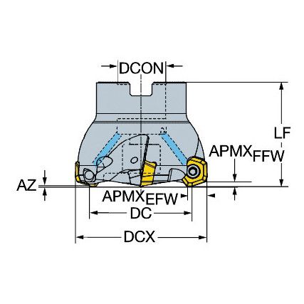 419-063Q22-14L FACEMILL