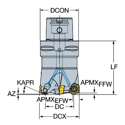 419-042C4-14M FACEMILL