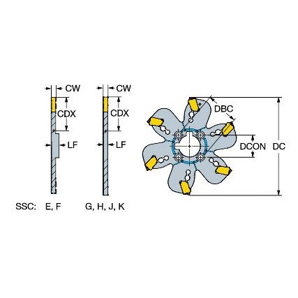 QD-GC080X10-M FACEMILL