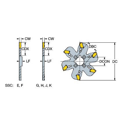 QD-J-100X22-M FACEMILL