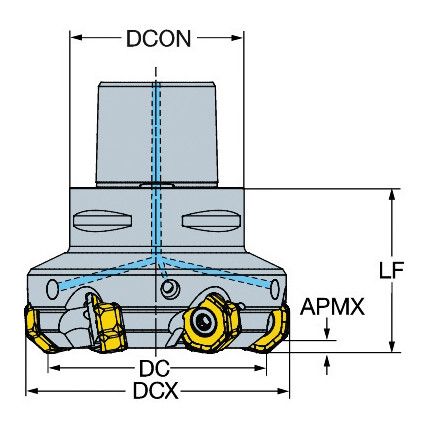 745-063C5-21H FACEMILL