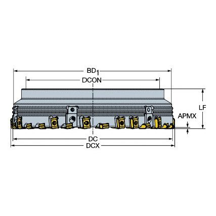 425-250P-17H FACEMILL