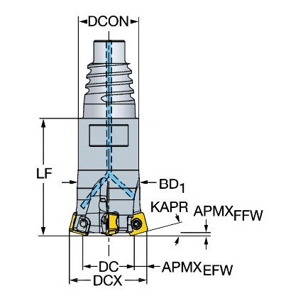 415-13EH12-05H FACEMILL