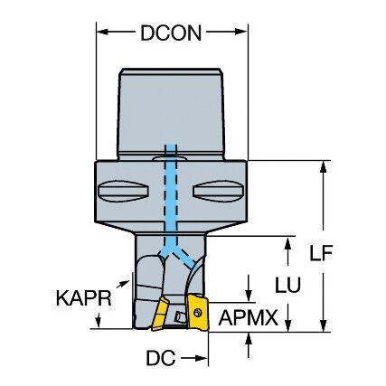 R390-050C5-18M060 FACEMILL