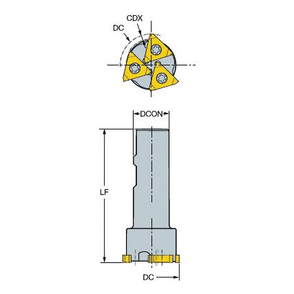 328039B2513M  MILLING CUTTER