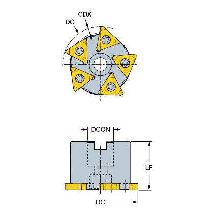 328-063Q22-13M MILLINGCUTTER