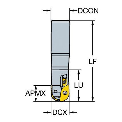 R216-10A16-050 END MILL