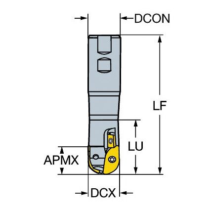 R216.20B25.050 MILLING CUTTER