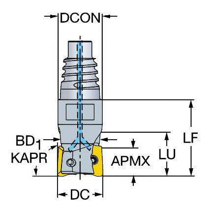 R390-018EH16-11L MILLINGCUTTER