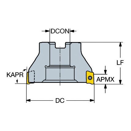 R390040Q1611H MILLING CUTTER