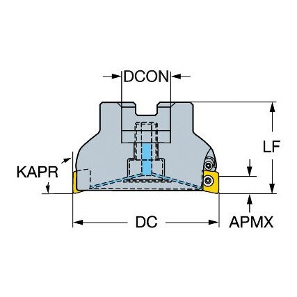 R590-080Q27A-11M MILLING CUTTER