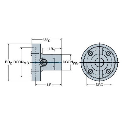 SI40-QC-C5-090 ADAPTOR