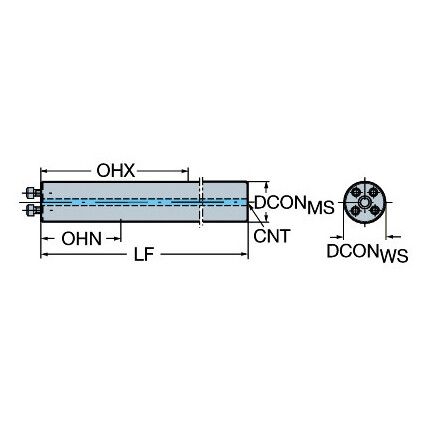 570-3C 25 255 SL DAMPED ADAPTOR