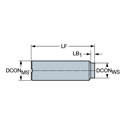 E10-A10-SS-075 CYLINDRICAL SHANK ADAPTOR