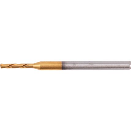 B051A, Carbide Drill, 2.2mm, TiAIN, 3xD