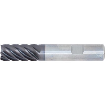 5545, End Mill, Regular, Weldon Flat Shank, 14mm, Carbide, FIREX©