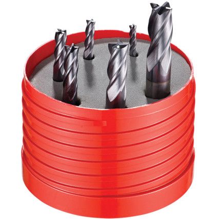 S991 SET 944 6-PCE Carbide Standard Slot Drill Set -  TIALN Coated