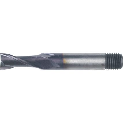 29, Regular, Slot Drill, 16mm, 2fl, Threaded Shank, Cobalt High Speed Steel, TiCN