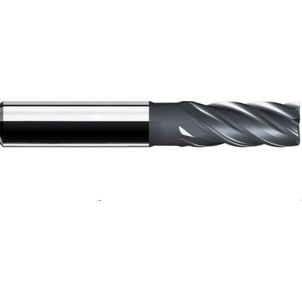 3.0MM 5 FLUTE 0.50 RADIUS VARI HELIX TIALN COATED CARBIDE END MILL