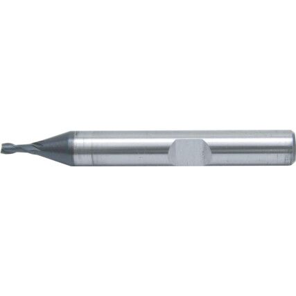 3.00mm HSS-Co 2 Flute Weldon Shank Slot Drills - Peak Power Coated