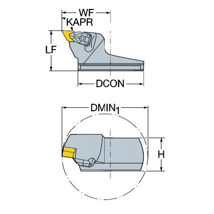 570-DDUNL-80-15 HEAD FOR TURNING