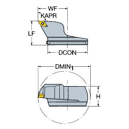 570-SDUCL-80-11 HEAD FOR TURNING